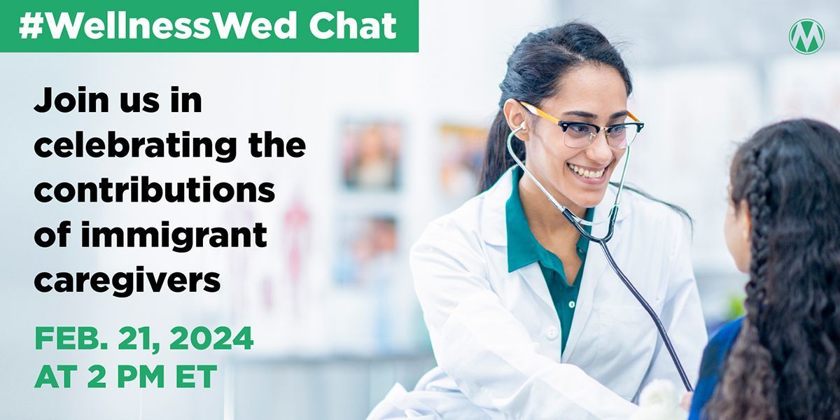 STARTING SOON: Follow @MomsRising & @MamasConPoder on #WellnessWed at 2pm ET for an important conversation all about the contributions of immigrant health workers.
