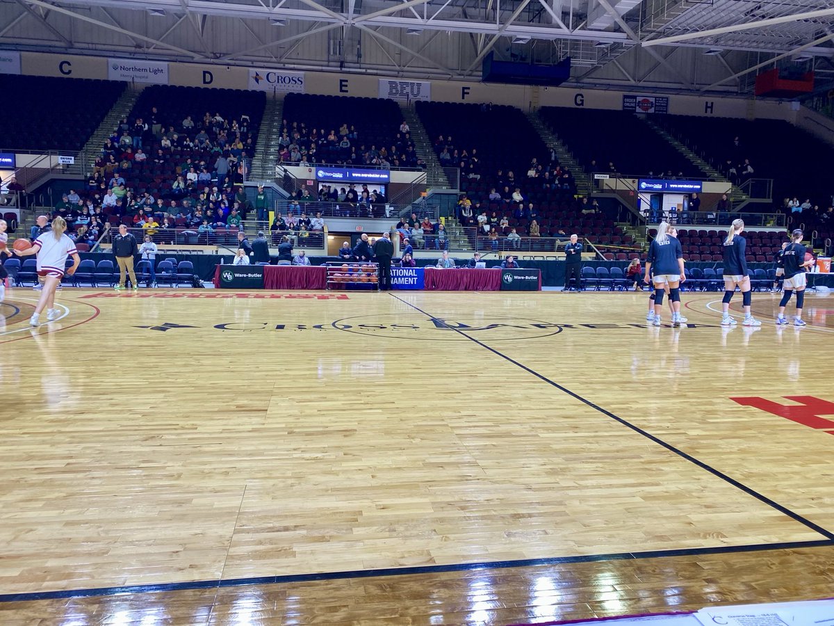 Not a bad seat for the next 4 games. AA North & South Girls. #LetsGo