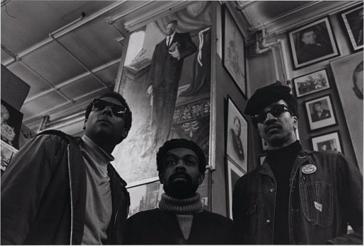 PanAfriKeem's tweet photo. Kwame Ture, Amiri Baraka, Jamil Al-Amin were all mentees of Malcolm X.  This one of the dopest photos ever taken. Rest in Revolution to Kwame Ture, Amiri Baraka, and of course Malcolm X. Free Jamil Al-Amin and all other political prisoners. One life, one love. ✊🏿🟥⬛️🟩 https://t.co/gwcf5MBIES