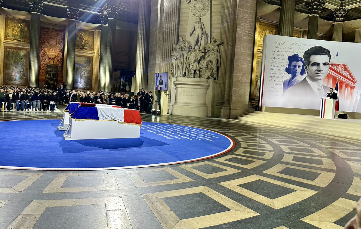 Aux héros de l'affiche rouge, à Missak et Mélinée Manouchian, Français de préférence, la Patrie reconnaissante.