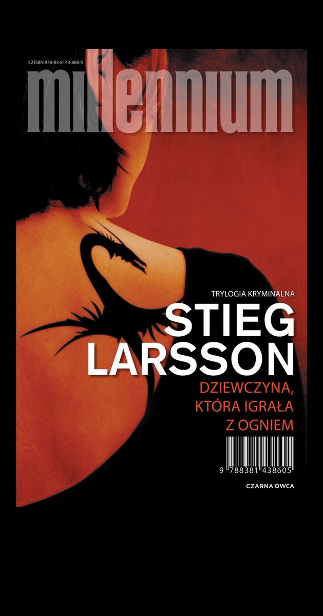 8. S. Larsson - Dziewczyna, która igrała z ogniem (Millennium II) ✴️ W końcu poznajemy historię Lisbeth ✴️ Potrójne morderstwo, handel kobietami, a w to wszystko wmieszana Lisbeth i Millennium #readlist2024pl