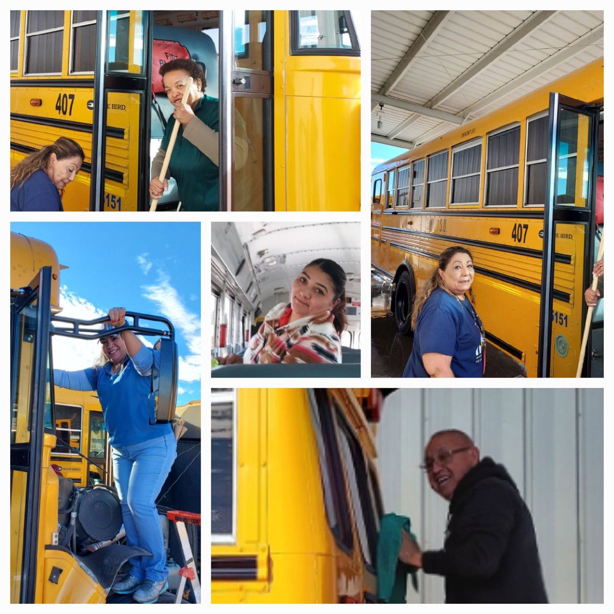Always getting our buses ready for our Kids! Great work always on display at Clint ISD Transportation Department.  #ThatsHowWeRoll