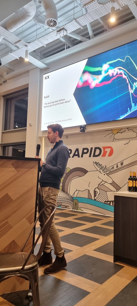 Up next we have Conor Mc Carthy talking about the best big data library you have yet to hear about