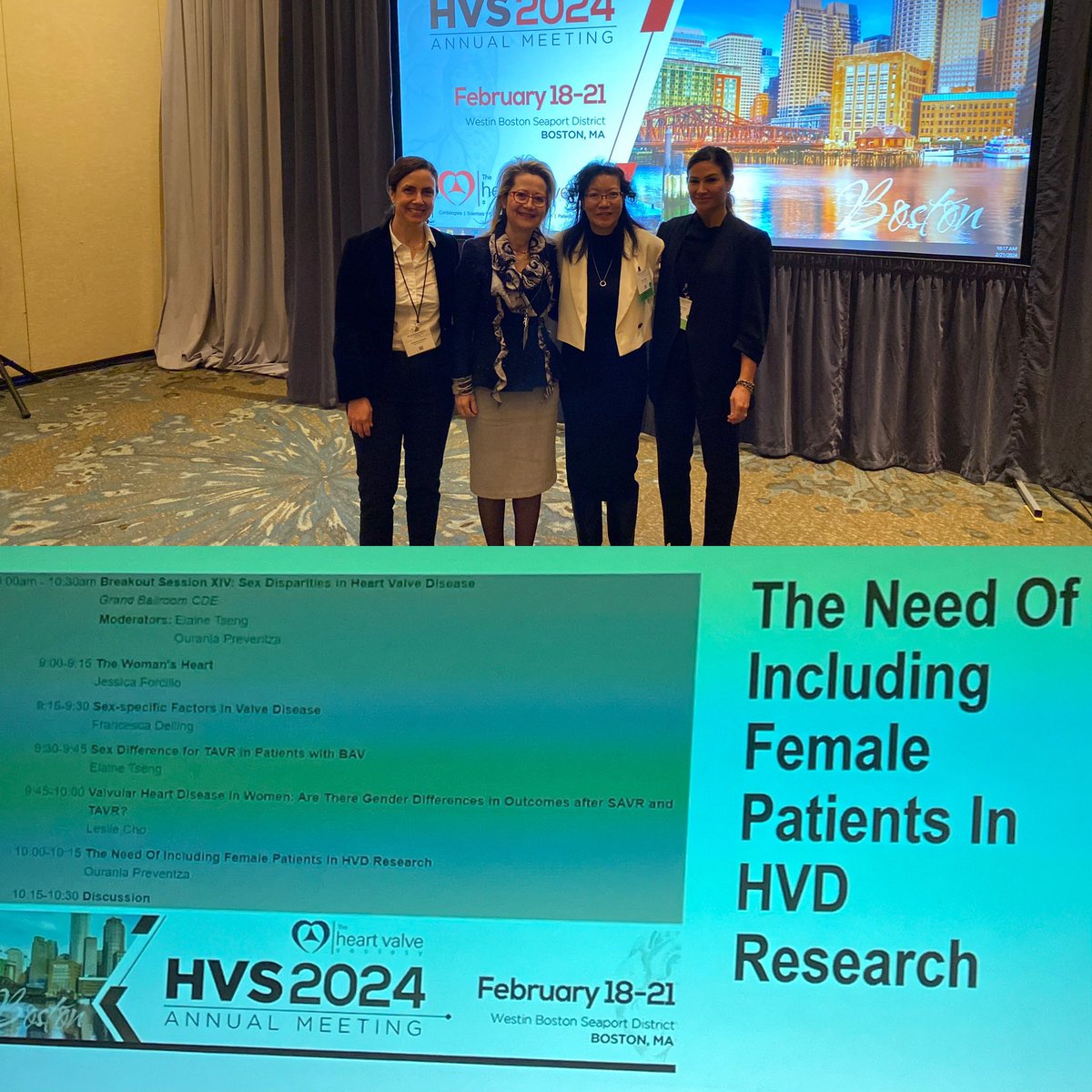 Jessica Forcillo (@jessicaforcillo) on Twitter photo Great session with leaders in women’s cardiovascular health <a href="/HeartValveOrg/">Heart Valve Society</a> <a href="/OPreventzaMD/">Ourania Preventza</a> , ETseng, @francescadelling
#WomenInScience #womencardiovascularhealth Great session with leaders in women’s cardiovascular health <a href="/HeartValveOrg/">Heart Valve Society</a> <a href="/OPreventzaMD/">Ourania Preventza</a> , ETseng, @francescadelling
#WomenInScience #womencardiovascularhealth