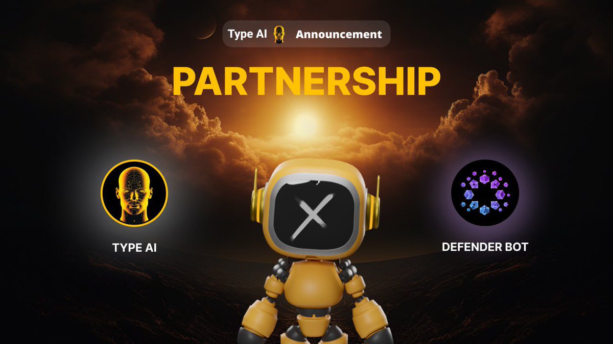 defendereth's tweet photo. Defender bot X Type AI

Through this partnership, we are maximizing the potential of the Defender Bot technology. 

As pioneers in this field, we are set to unlock unprecedented potential, ensuring a seamless and secure experience for our users.

@Typeaieth - Personalized AI-Crypto companion. Anticipate the display of our project's advertisements on Type AI's broadcast ads. This strategic move enhances the reach and visibility of our project, making waves in the crypto community

$DFNDR #DefenderBot #TypeAI