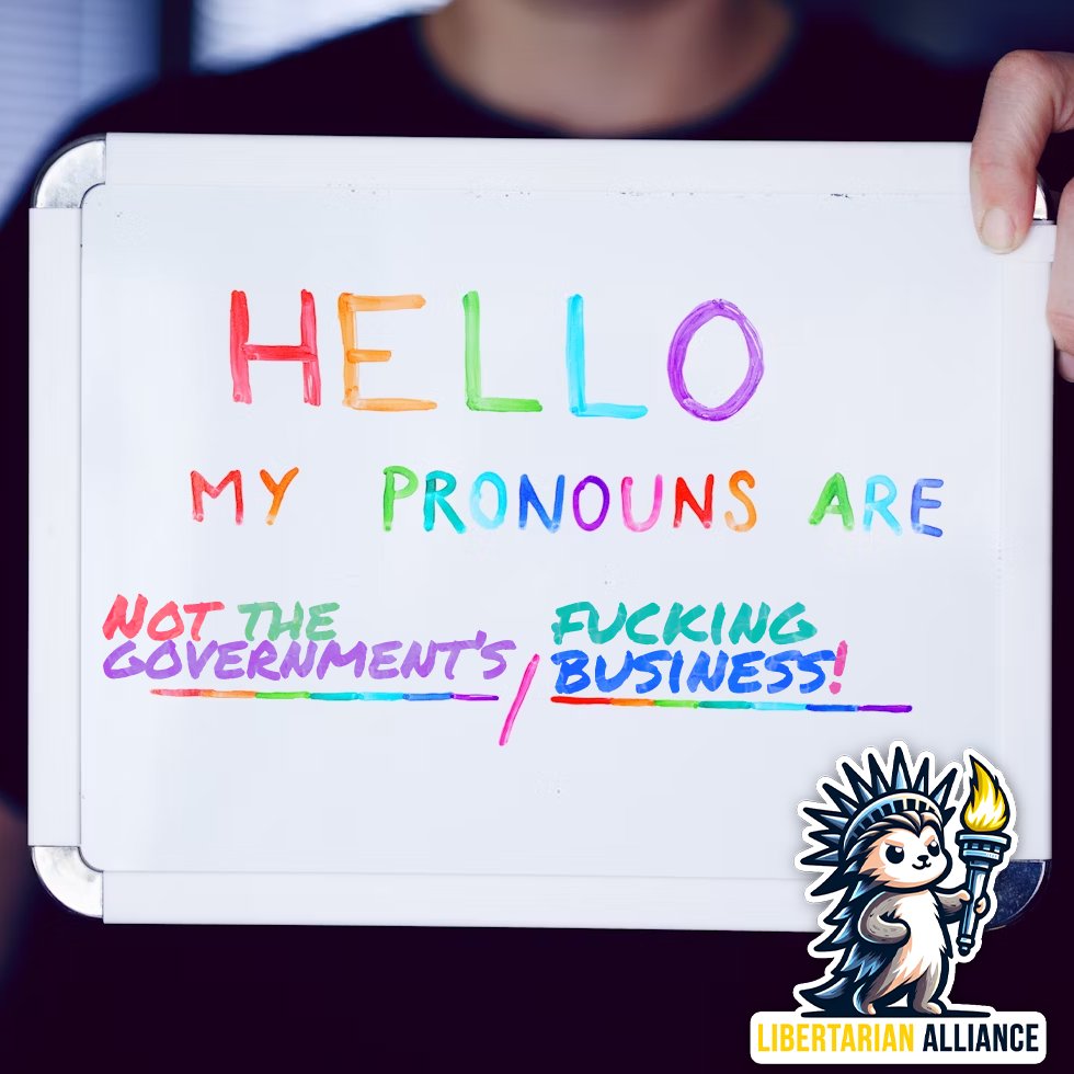 LouisianaLp's tweet photo. Gender identity is a function of self-ownership.

No one, especially not government, has a higher right to your life than you.

Laws that try to control gender expression are an intimate, core violation of your rights.

Get the government OUT of people's pants!
#NexBenedict https://t.co/nY9QFmg1yK
