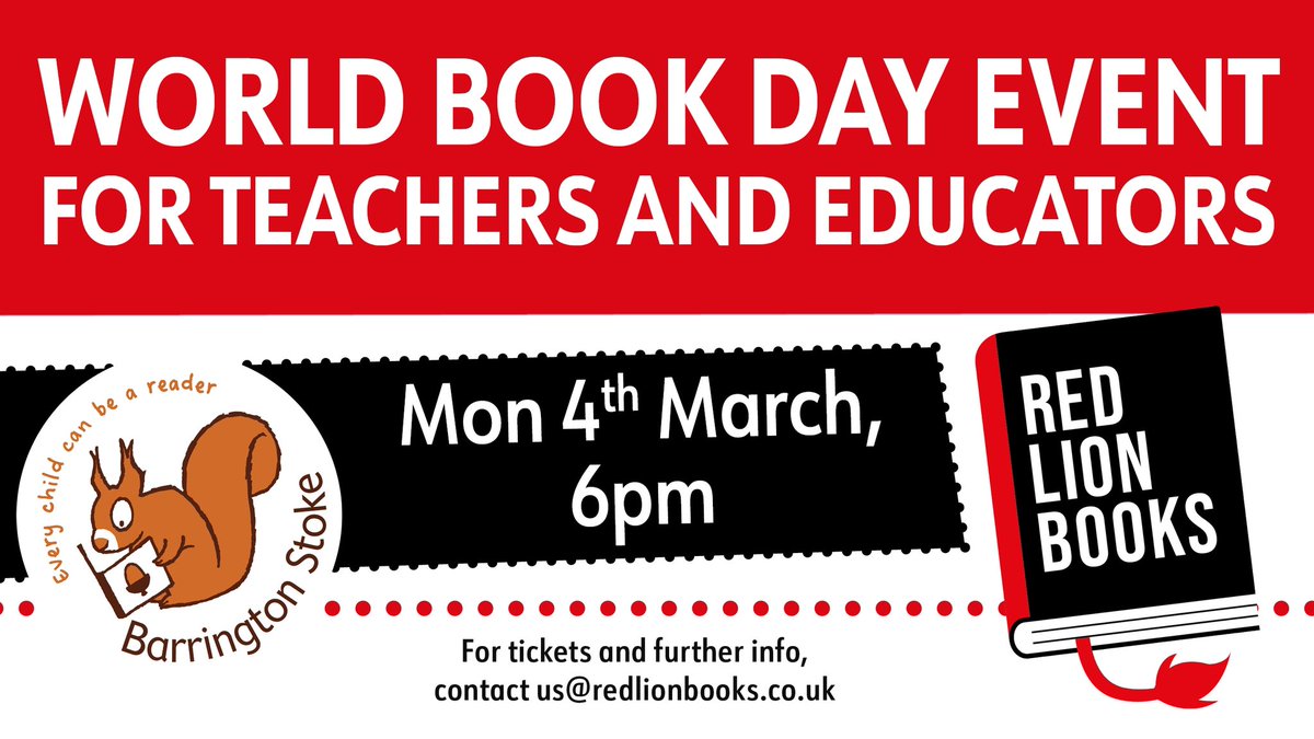 Calling teachers/educators of Essex click below for information about the great authors and guest speaker #colchesterteachers #WorldBookDay #worldbookdayessex redlionbooks.co.uk/product/world-…