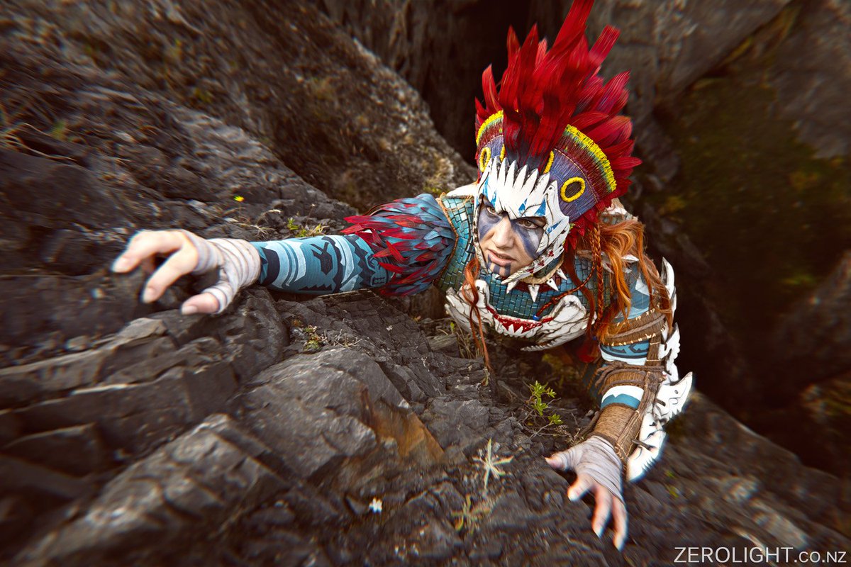 I cannot with how talented Zerolight is with his photography! 
Look at this 😍 
#guerillagames #horizonforbiddenwest #aloy