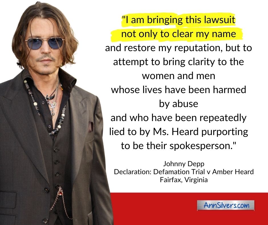 AnnSilvers's tweet photo. Amber Heard thought no one would believe Johnny Depp.
Johnny speaking up for himself gave voice to abused men &amp; opened many people's eyes.
Learn more: "Abuse OF Men BY  Women: It Happens, It Hurts, and It's Time to Get Real About It"
https://t.co/Z5wThINIyj
#JohnnyDeppIsASurvivor https://t.co/HYDwALadrO
