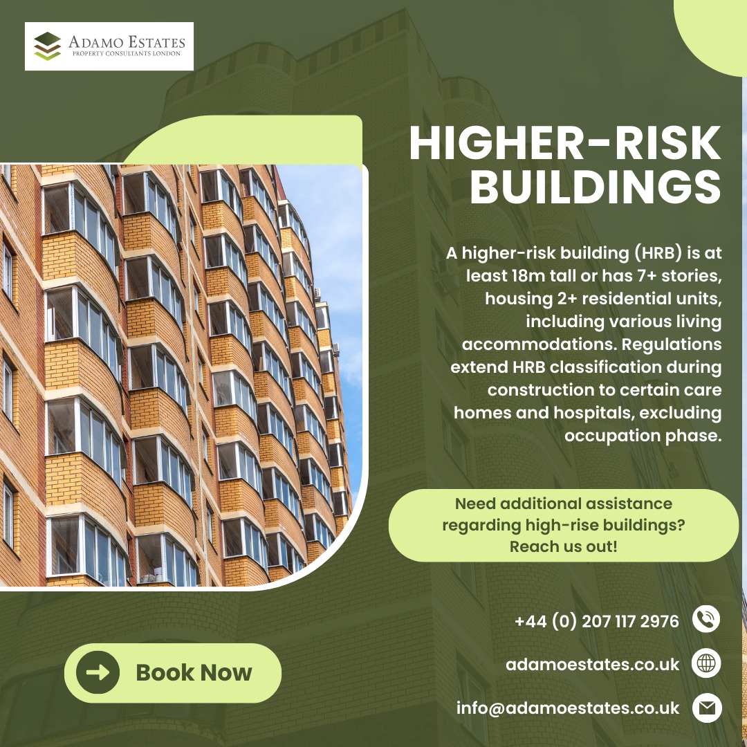 AdamoEstates's tweet photo. Understanding HRBs: Height, Stories, and Residential Criteria. Reach us out for more guidance! 

📞 +44 (0) 207 117 2976
📧 info@adamoestates.co.uk https://t.co/fvJPiLzddQ