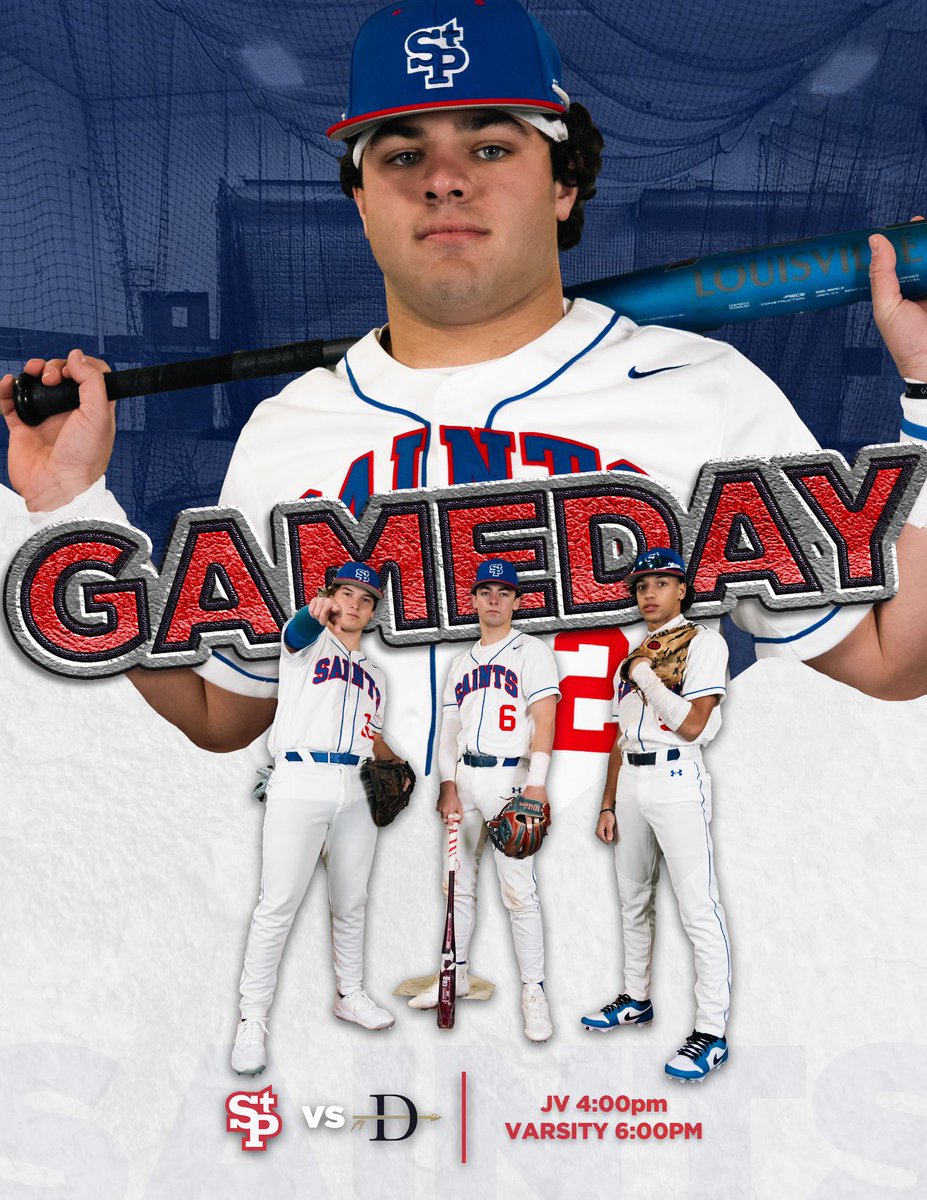 stpaulsbsbl's tweet photo. Home opener today!! 4pm JV / 6pm V
Come support the Saints!! https://t.co/YNETMcfSDL