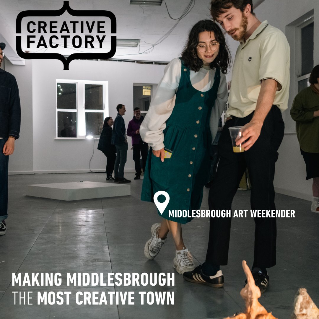 Hey Boro! Exciting news – Creative Factory is back! We've been hard at work to make M'boro the most creative town! Celebrating Boro culture! We're introducing 2 brands Creative Factory for community projects and Middlesbrough Cultural Partnership for advocacy. More soon folks!