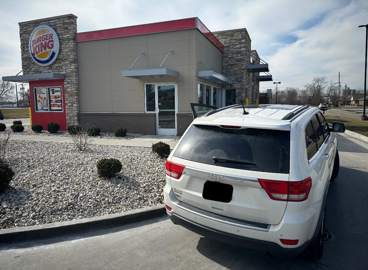 PaulFritschner's tweet photo. She died as she lived. In the Burger King drive thru. https://t.co/ywSoQxWxsX