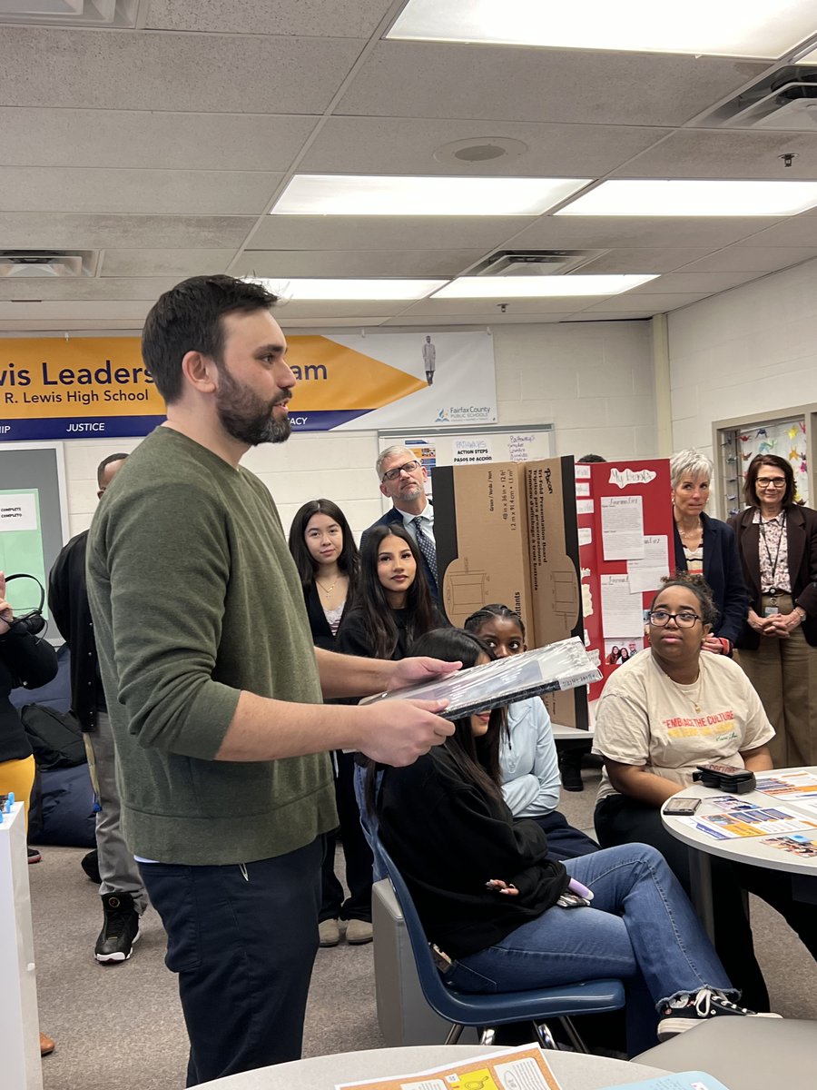 John R. Lewis High School Library tweet media