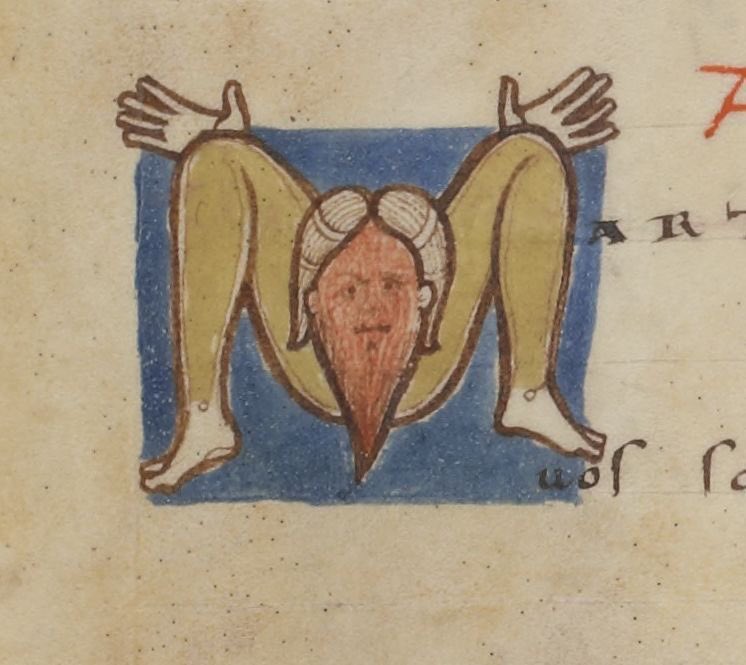 WeirdMedieval's tweet photo. letter m, france, 11th century https://t.co/pIXgPGQ0Mz