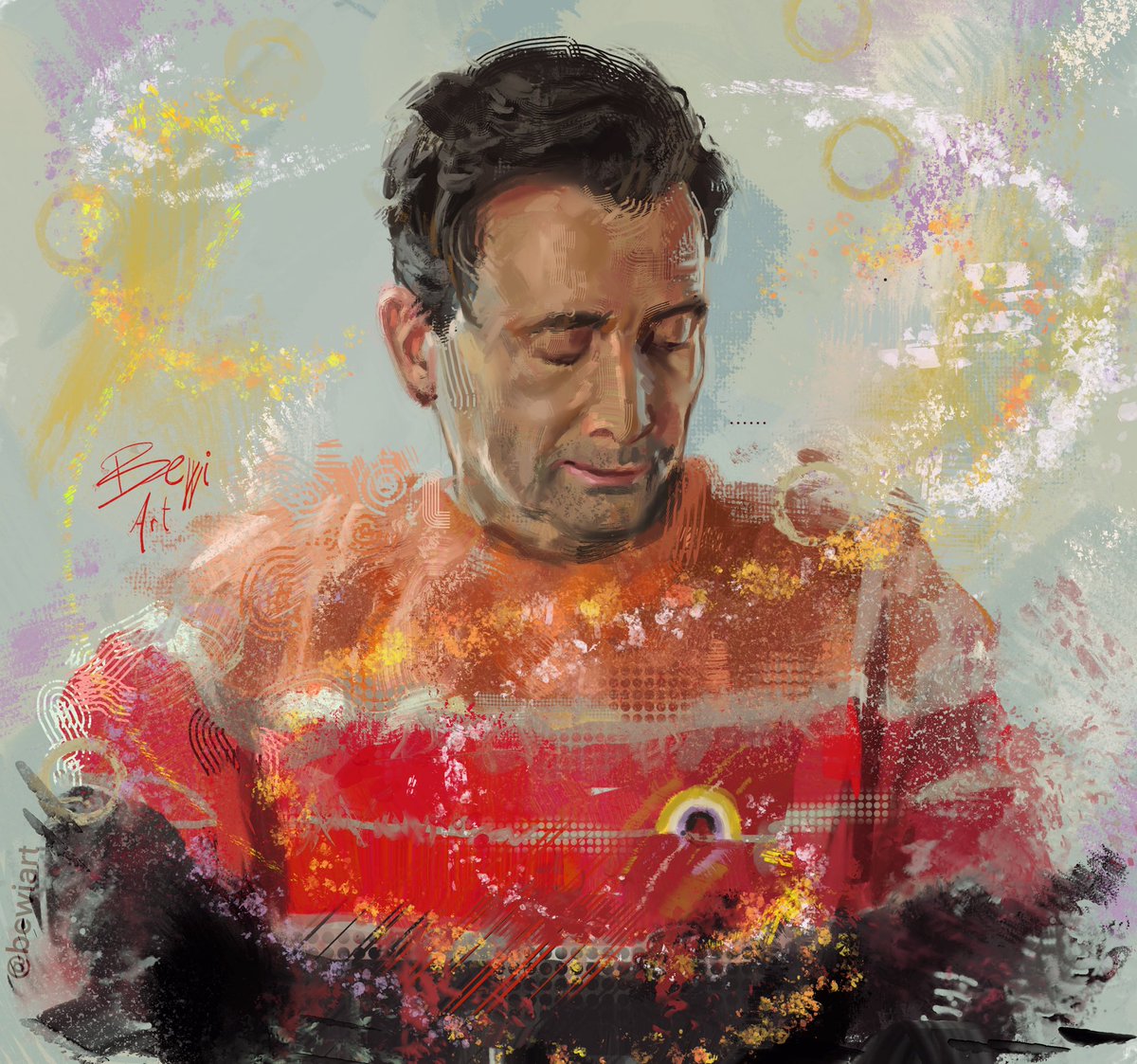 bewiart's tweet photo. I can’t stop drawing David 🥹💜
#DavidTennant #BAFTA #BAFTA2024 #fanart https://t.co/0QlWKUO2sv