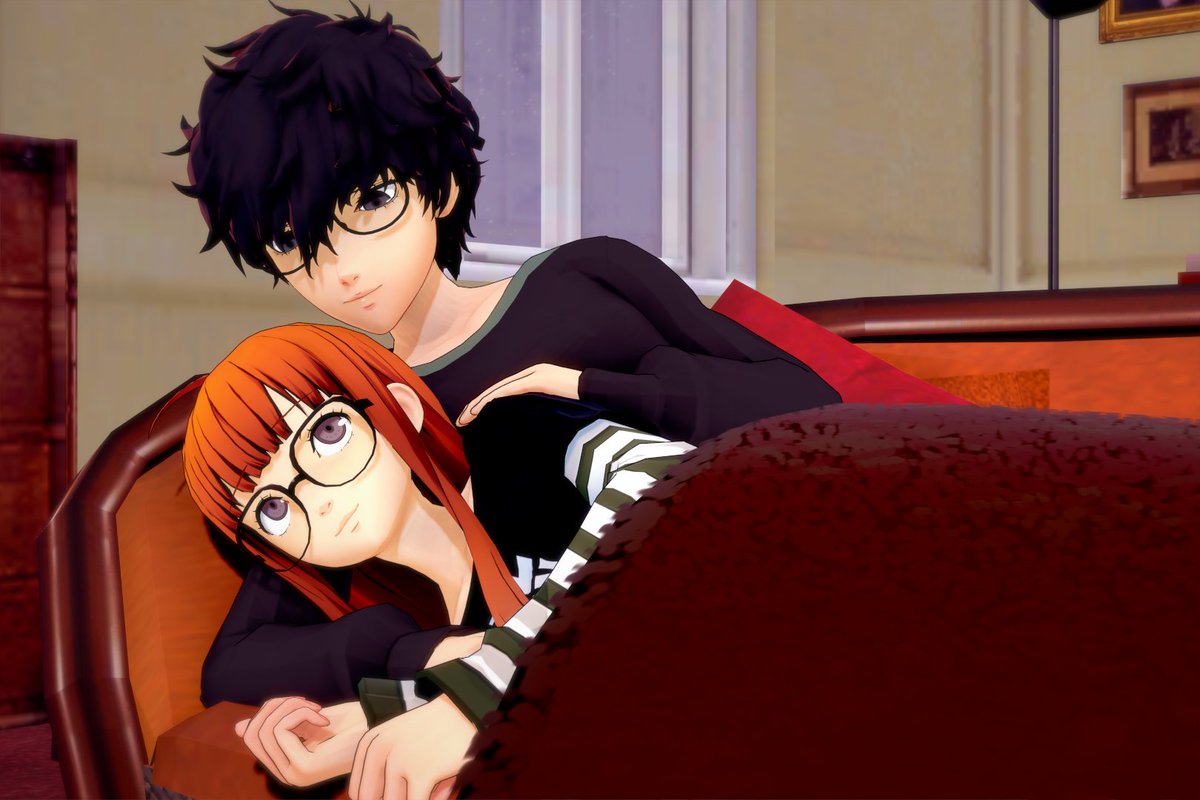 DeltaLowercase's tweet photo. For Day 4 of #ShuTabaWeek2024, I chose Vacation... though it's more like a stay-cation, isn't it?
#Koikatsu #Persona5 #ShuTaba #ShuTabaWeek #FutabaSakura @ShutabaWeek https://t.co/HzLpjp94Ox