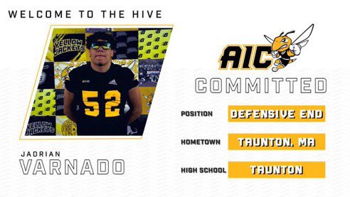 100% committed. All Glory and Praise to god 🙏🏽 Thank you to my friends, family, and coaches for the love and support. @CoachSidwell @CoachHulk54 @TauntonFootball @AICFootball