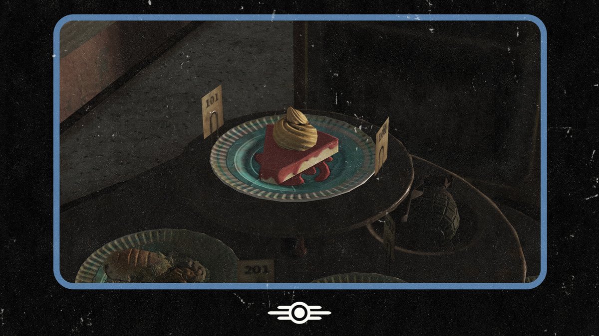 Fallout's tweet photo. As its name suggests, Perfectly Preserved Pie is a highly sought after dessert for being untouched by the grime that contaminates most other foodstuffs.
Many have spent countless hours at the claw machines that often house these tasty treats... #Fallout https://t.co/W3DSIaiWMf