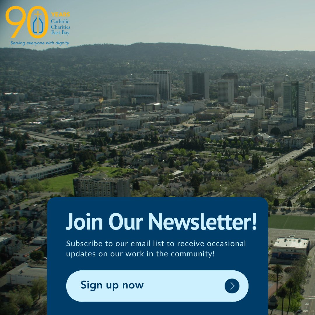 Did you know we have a monthly e-newsletter? Sign up today to stay up to date on all things Catholic Charities East Bay. lp.constantcontactpages.com/sl/WjtqPdm

#newsletter #cceb #catholiccharities