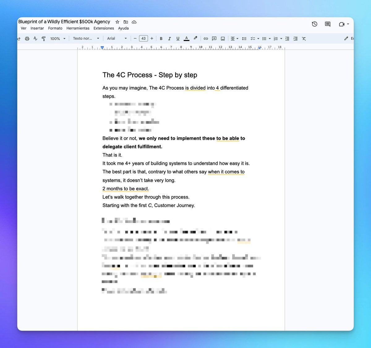 I've never done this before, but...

I'm giving away our entire 4-Step Systems Building Process that has gotten 70+ clients:

• 20+h extra/week
• 324% increased capacity

Yours to COPY, just:

• RT this
• Comment "System"

I'll DM you the full thing

*NEED to be following me*