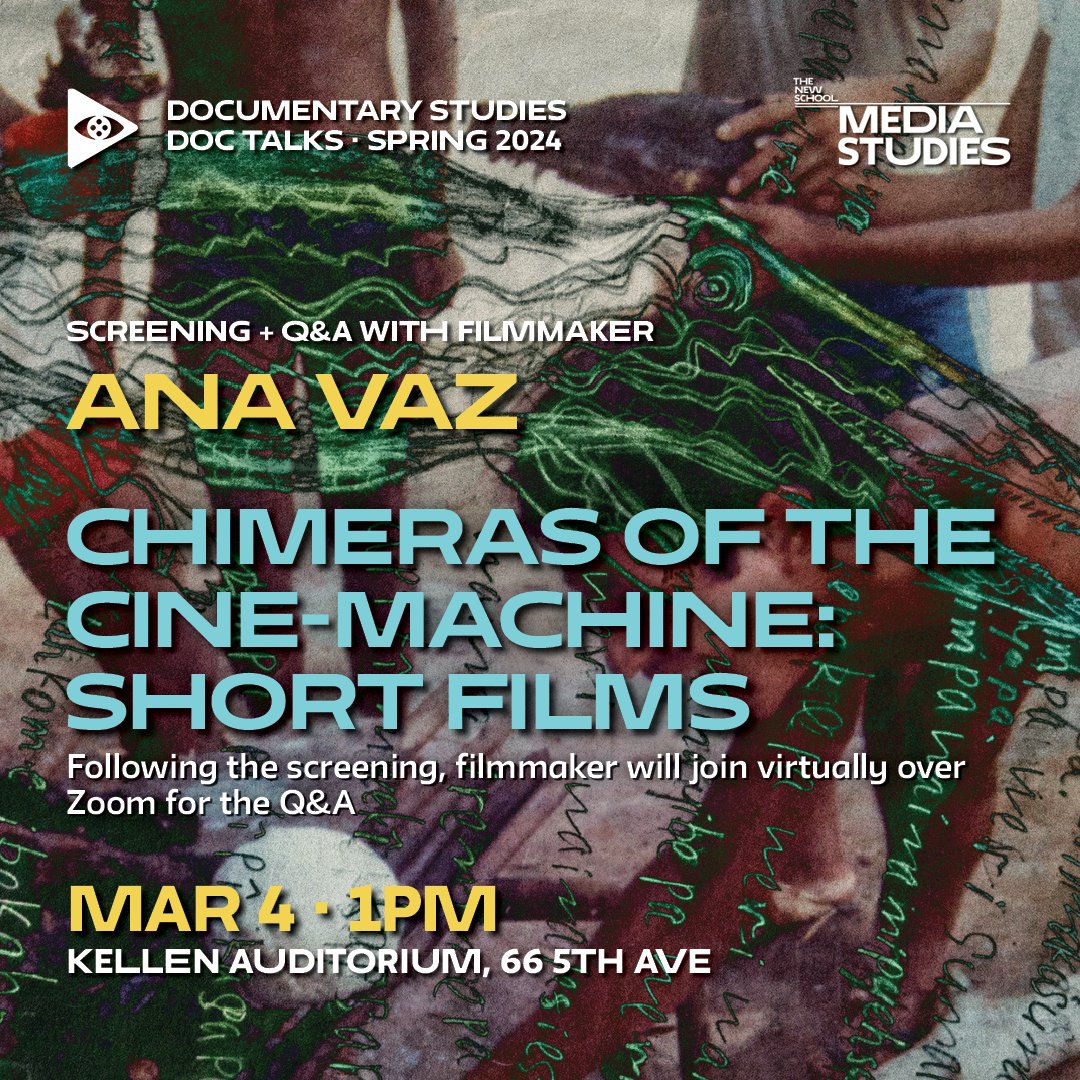 tnsdocstudies's tweet photo. Join us for a screening and Q&amp;A with Ana Vaz to discuss her films Apiyemiyekî?; Look closely at the mountains; Atomic Garden; and more. Follow the link to register and learn more about this event: https://t.co/vdbfgAPSWO https://t.co/aeRJO7EDBB
