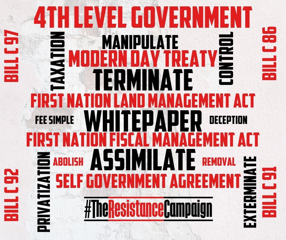 RussDiabo's tweet photo. IMO it’s Wet’suwet’en Indian Act Chiefs, First Nations Summit Indian Act Chiefs, UBCIC Indian Act Chiefs, BCAFN &amp; Nat’l AFN Indian Act Chiefs-in-Assembly who are responsible for the arrests &amp; conviction of the Wet’suwet’en Hereditary Chiefs &amp; re-colonization of all of us! 2/2 https://t.co/yq0AhQNusb