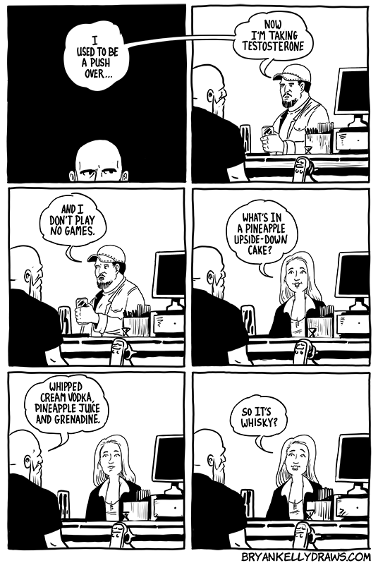 bryankellydraws's tweet photo. True Tales From The Bar #155.
#truetalesfromthebar #barcomic #bartender #bartending https://t.co/18GqrnfVBU