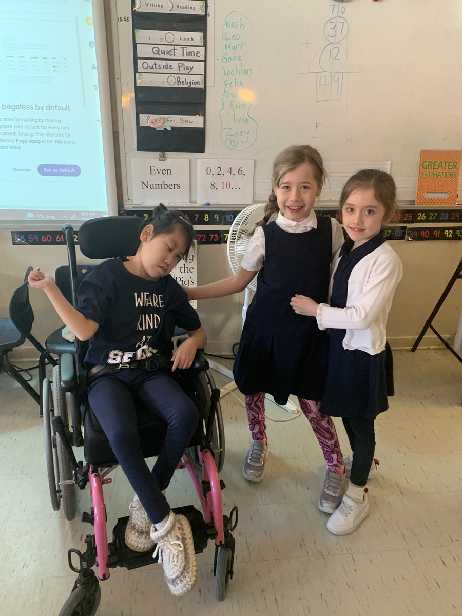 Just some awesome Grade 2 friends enjoying their day in their SFOA colours!