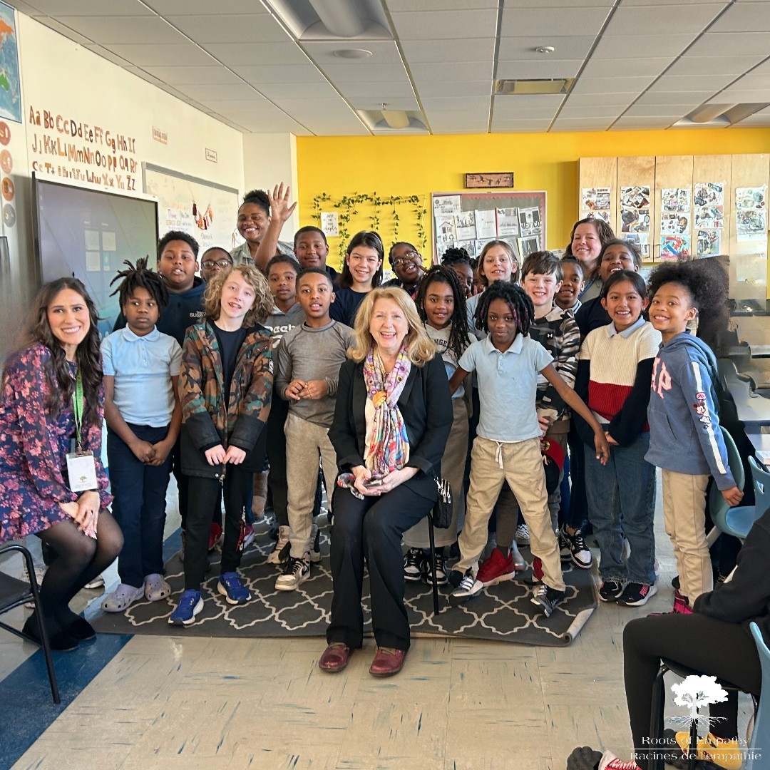 RootsofEmpathy's tweet photo. 'Tiny Teachers' take over the US Capitol! 🌱
Mary Gordon, Founder/President of Roots of Empathy, visited Georgetown Day School and Van Ness Elementary School in #DC. Exciting news: both schools are growing with the program!
#EmpathyEducation #EmpathyProgram #Empathy #Charity https://t.co/m1Eq6rSJFd