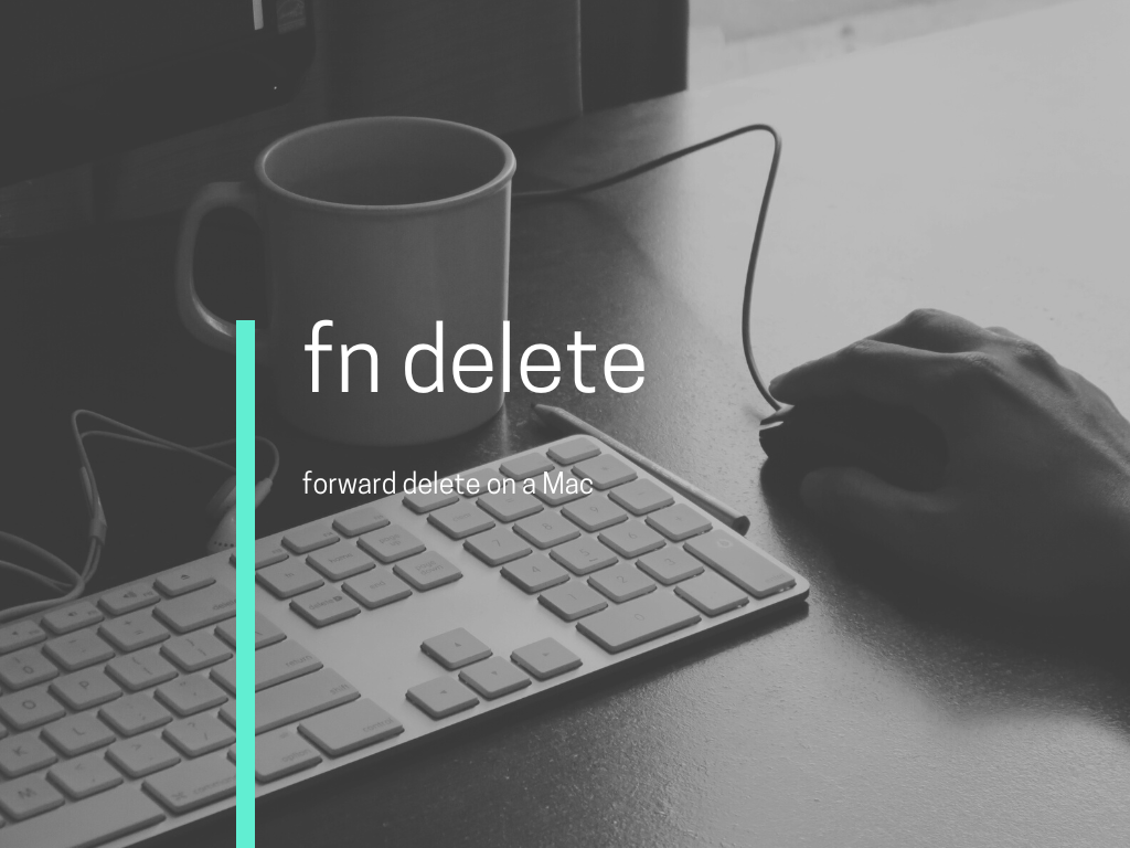 alicekeeler's tweet photo. Here's a quick #keytip for Mac users: use the Function key + Delete key to forward delete. https://t.co/AiWHBP8yjG