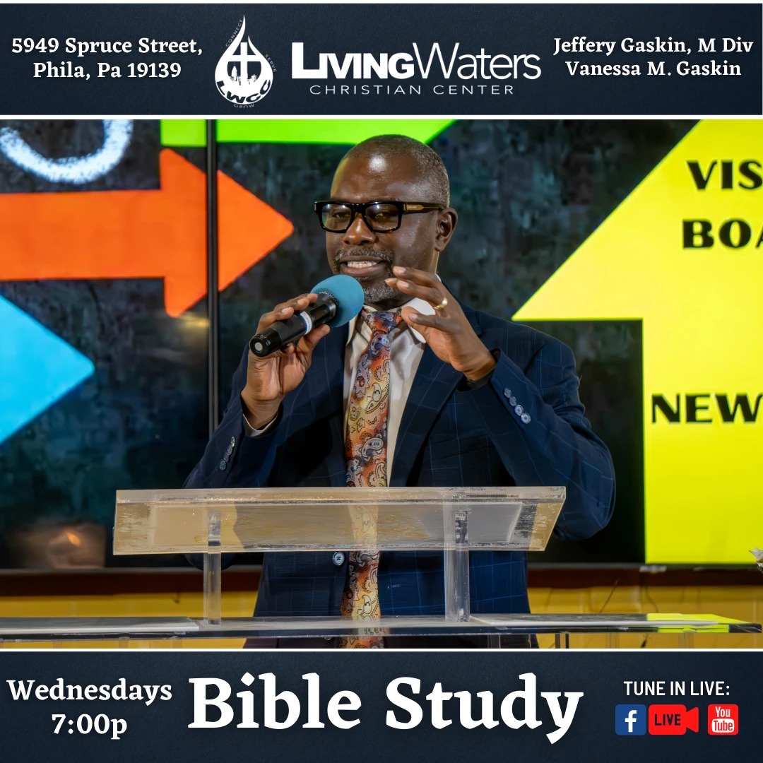 Please join us tonight at 7 pm for Wednesday night Bible study.

You can join us in person or via Facebook Live, YouTube, and Ambo TV.

#biblestudy #biblestudyfellowship #cogic #faith #givemejesus #gospel #philadelphia #prayerwarrior #jesuschrist #ilovejesus #prayer