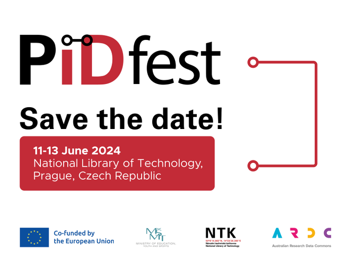 Reminder: The call for proposals for #PIDfest (June 11–13), organized by the NTK (Prague) and @ARDC_AU, is open until 23 Feb. Submit a proposal to join the conversation about how persistent identifiers can accelerate research and innovation: pidfest.org