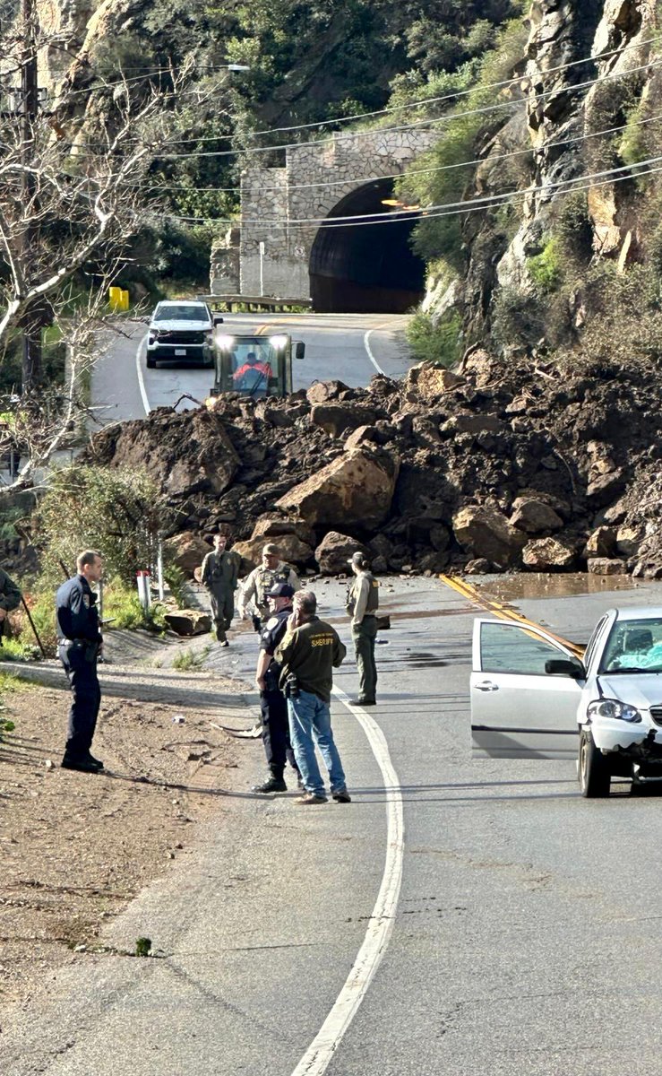 #Mudslides are a natural consequence of the amount of rain that the @SantaMonicaMtns has received in recent weeks. However, the mudslides are unpredictable, and can be deadly. They also do not stop once the rain ceases. In fact, after the rain ceases and the slope dries out,