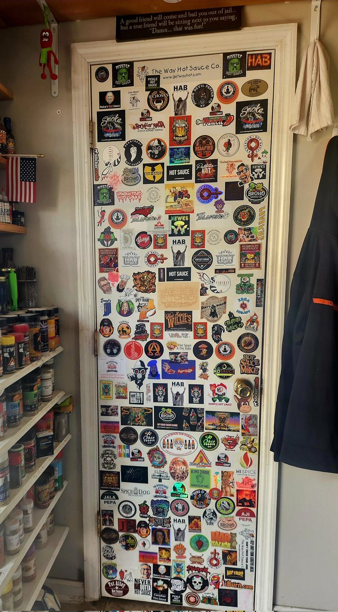 EmersonBiggin13's tweet image. Coming to grips with having a sticker "thing" at 50 years old confirms I'm a loser with no life at all, like at ALL!!! 
#hotsauce 
#stickergame