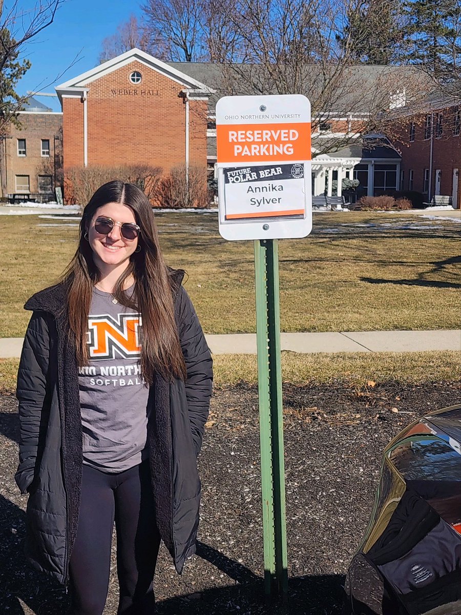 Had a great time on my visit at @ohionorthern yesterday. Thank you to Shelby, Alaina and Taylor for the tour around campus. Can’t wait to come back soon! Go Bears🧡🖤🐻‍❄️ @ONUSoftball @Turnin2K