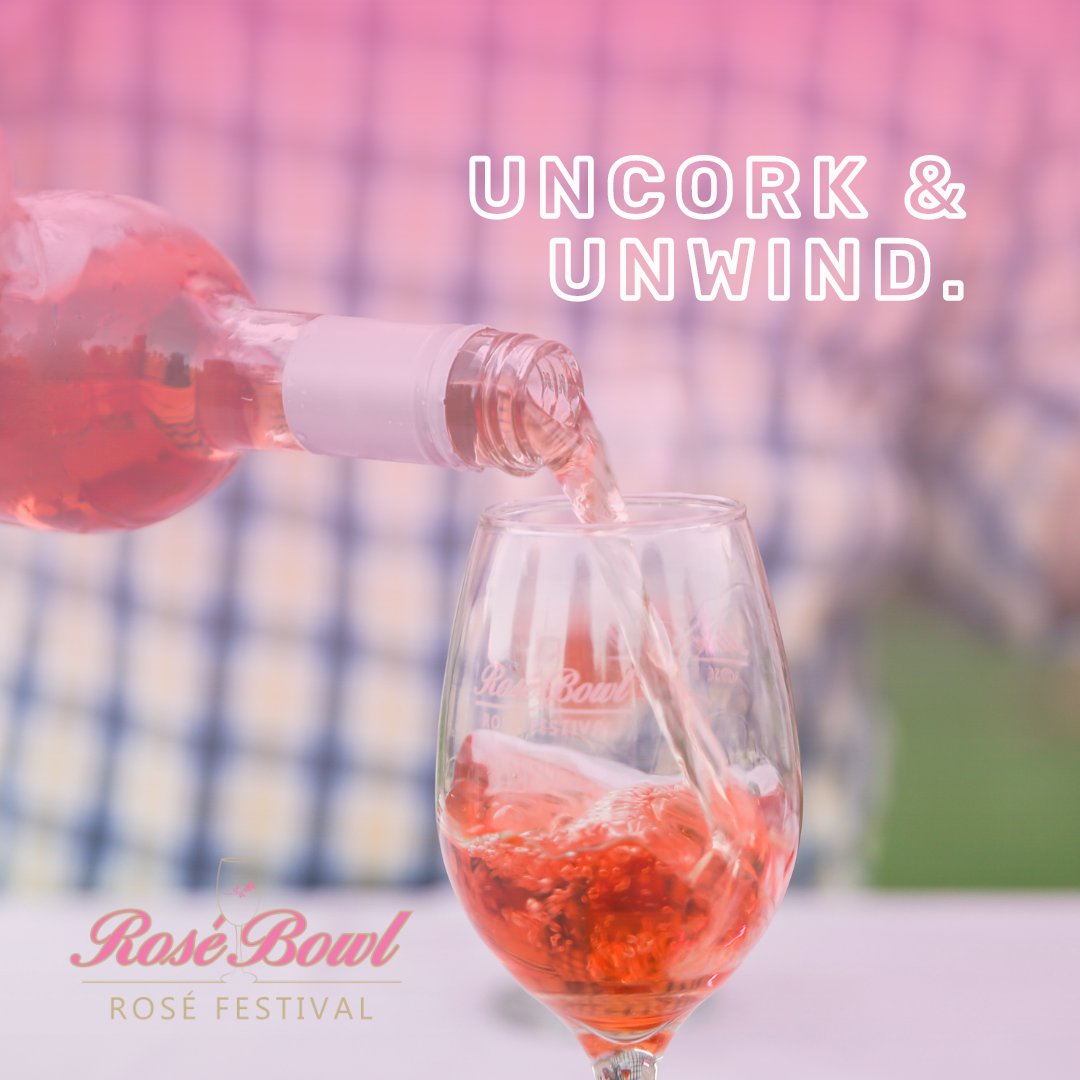 Enjoy unlimited pours of carefully curated rosés 🥂 Tickets are on-sale now: bit.ly/RoseBowlRoseFe… #RoseBowl #WineFestival