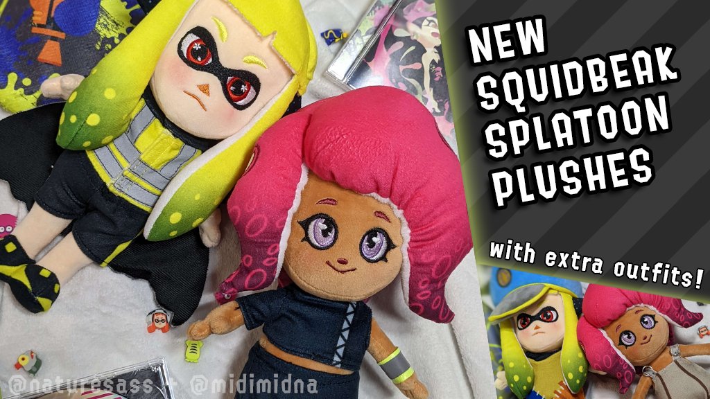 THESE ARE NOW LIVE ON 𝔎𝔦𝔠𝔨𝔰𝔱𝔞𝔯𝔱𝔢𝔯 !! #agent3 #agent8 #sideorder #splatoon 💚Pls rt/share to make them real!