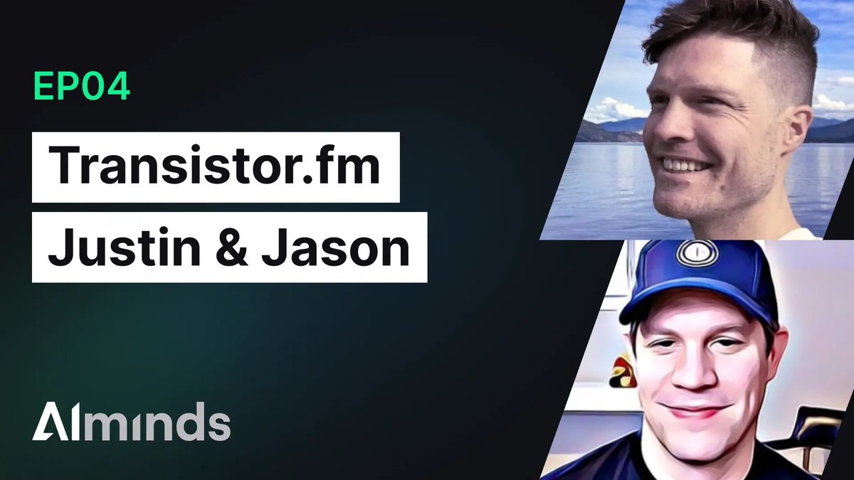 DeepgramAI's tweet image. Have you seen the latest episode of the AI Minds podcast yet? Check out this conversation with Justin Jackson and Jason Pearl from @TransistorFM to learn more about AI's role in the podcasting world!

Find the episode on our YouTube channel, or on transistor's website itself!
