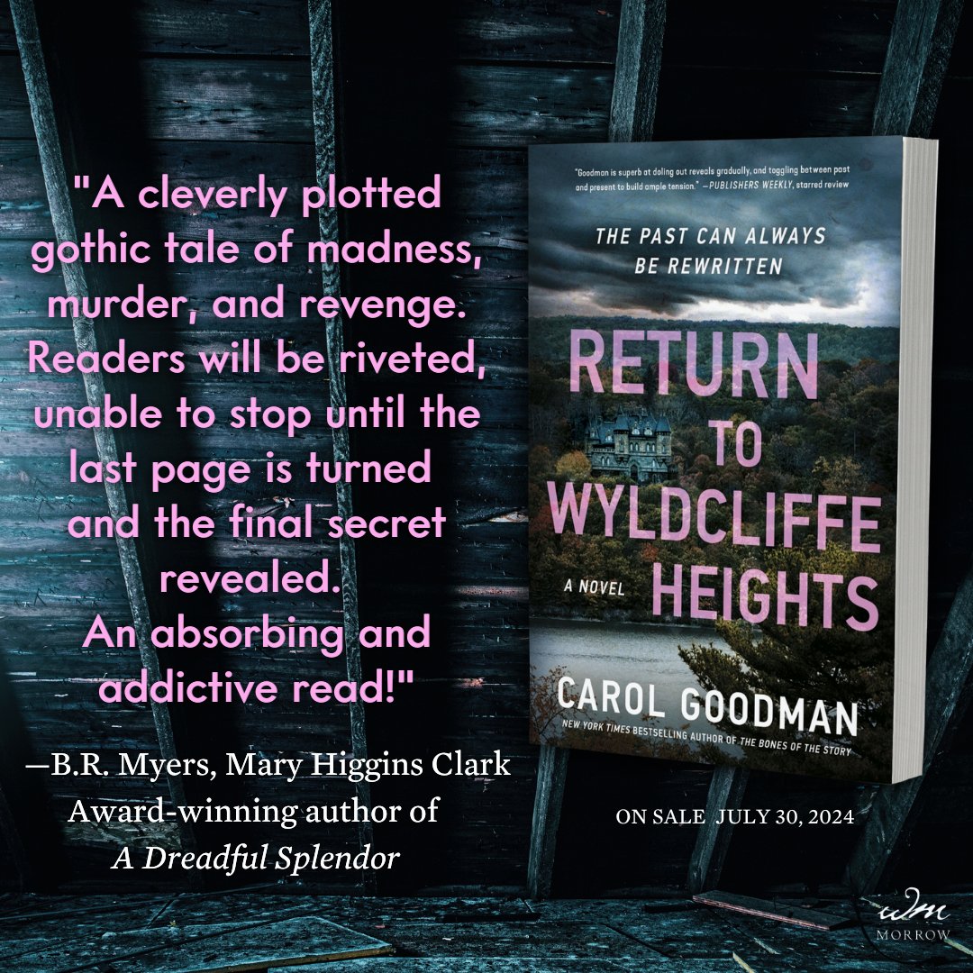 Thank you, @br_myers, for these lovely and generous words for RETURN TO WYLDCLIFFE HEIGHTS!