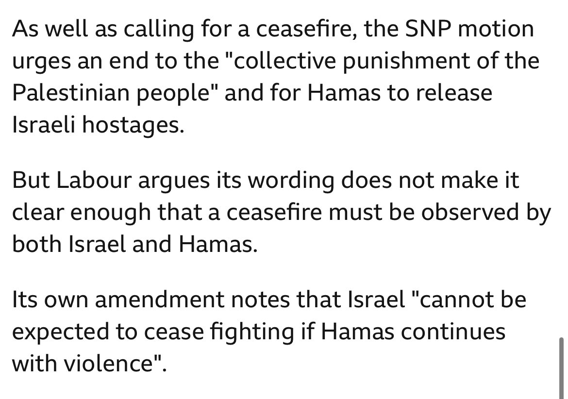 Labour - having cynically equivocated for months - decide nobody calls for a ceasefire unless they do, causing vote to collapse. @Keir_Starmer takes his place alongside Allenby, Sykes, Picot in the pantheon of craven European shithouses who signed the Palestinian death warrant.