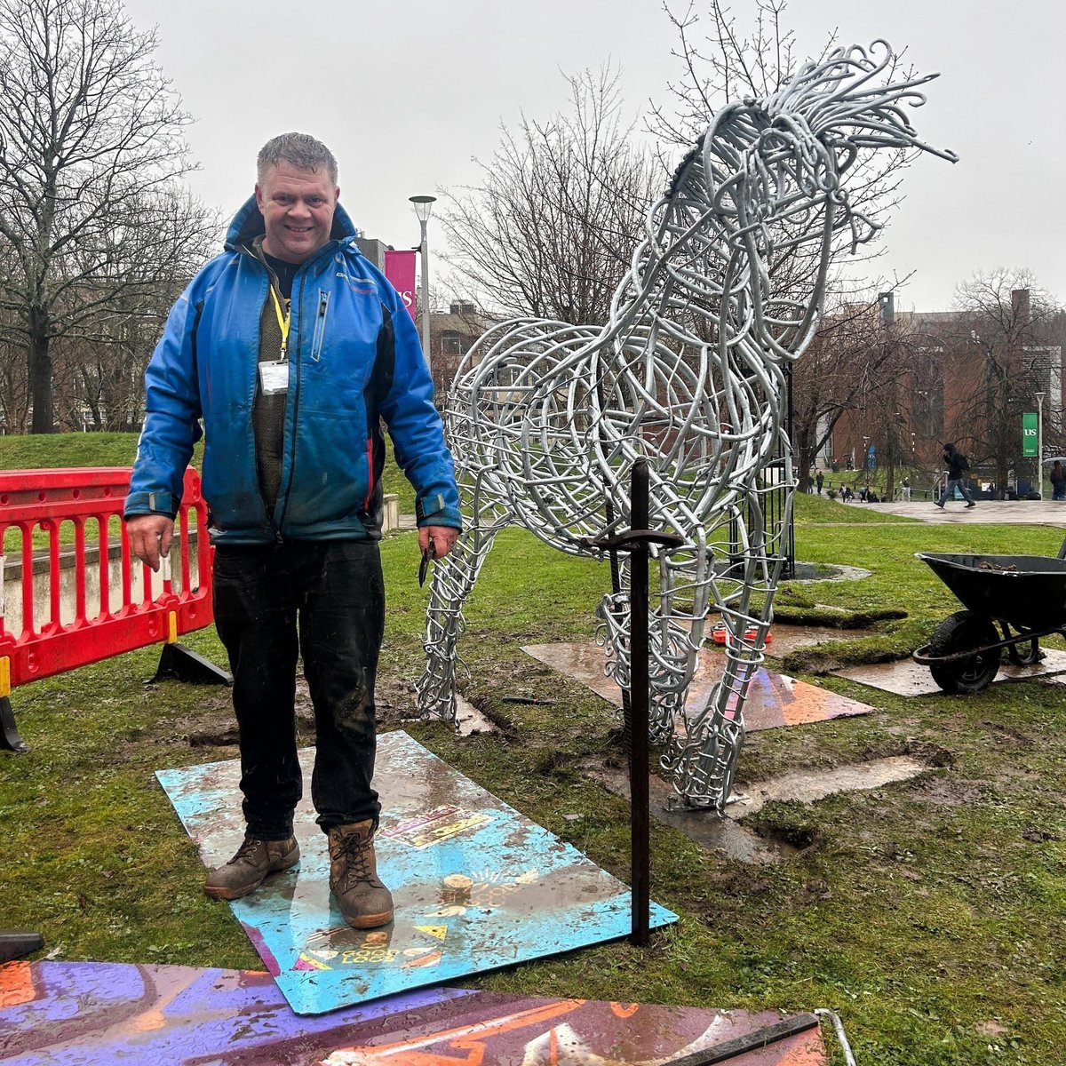 Moving Priscilla Queen of the South from the <a href="/nationaltrust/">National Trust</a> to <a href="/SussexUni/">University of Sussex</a> ahead of <a href="/Drive2Survive3/">Drive2Survive</a>’s symposium on the representation of Gypsy, Roma and Travellers as an environmental problem on Friday