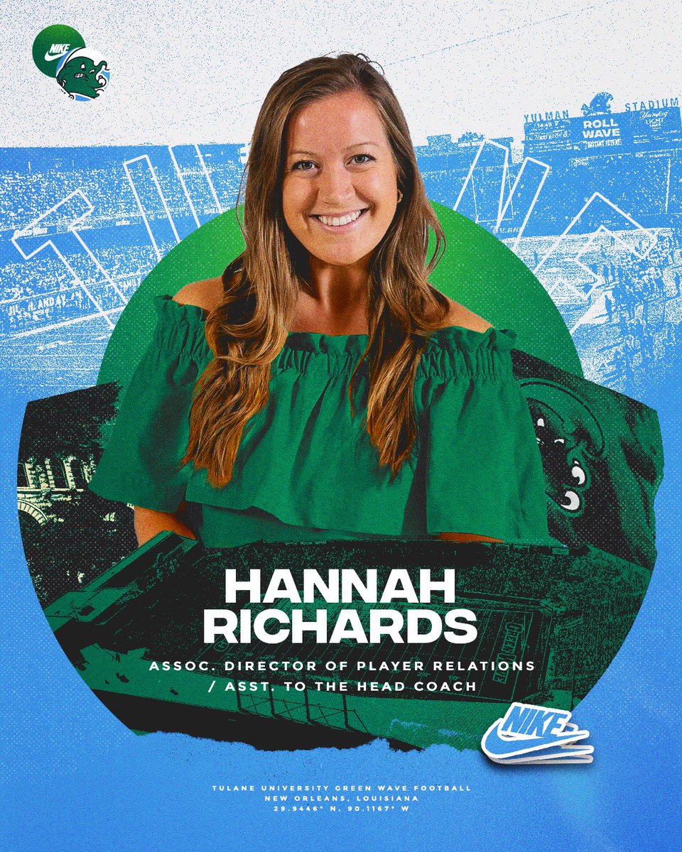 Welcome back to Uptown, Hannah! #RollWave | #UptownFootball