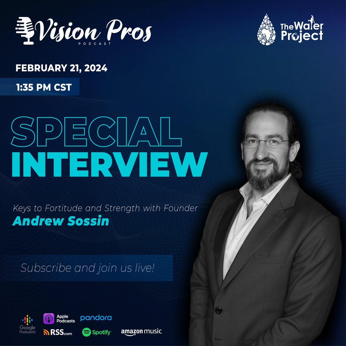 Explore the keys to fortitude and strength with Founder Andrew Sossin @RecoveryUnplugd! 💪

🎙️ Subscribe now and join us live for this empowering discussion! Don't miss out! 🔑 #FortitudeAndStrength #SubscribeNow 🚀