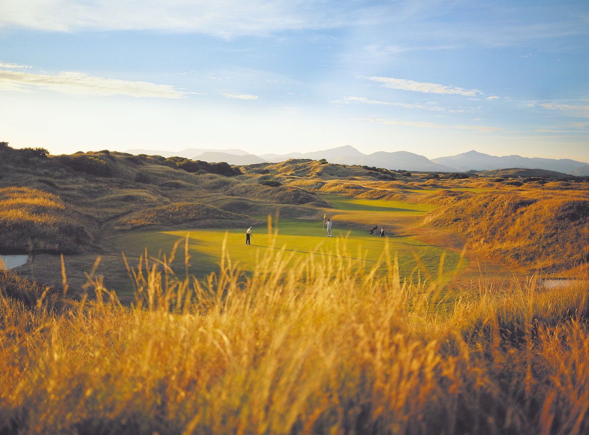 There's just something about golfing in the fresh sea air.