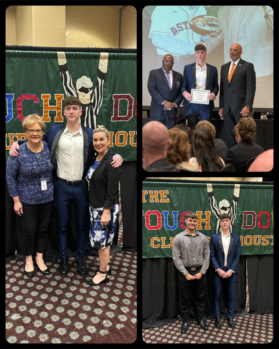 Congrats to ⁦<a href="/DouglasEader2/">Douglas Eader</a>⁩, looking sharp and repping his family, program, and school district in a 1st class manner as a finalist for the ⁦<a href="/HoustonTDClub/">Houston TD Club</a>⁩ Scholar-Athlete of the Year.
#GatorPride
⁦<a href="/DickinsonISD/">Dickinson ISD</a>⁩
⁦<a href="/Stephanie_Eader/">Stephanie Eader</a>⁩ 
⁦<a href="/Lance_Eader/">Lance Eader</a>⁩