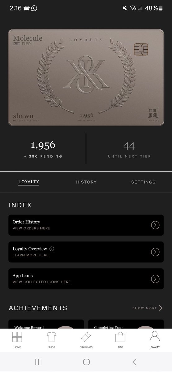 Gunnerguy92's tweet photo. @AndyOliverWpg Very strange the Treat points haven't been awarded yet...and this has been pending for over a week? Any insight? https://t.co/zV2mLchzcr