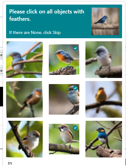 NeoRussell's tweet image. WTF! So I click all of them then? What a weird captcha question.

#Captcha #Craziness