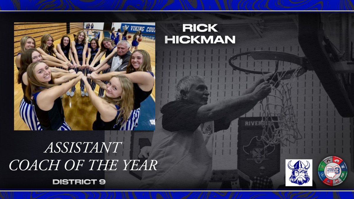 District 9 Assistant Coach of the Year Rick Hickman
