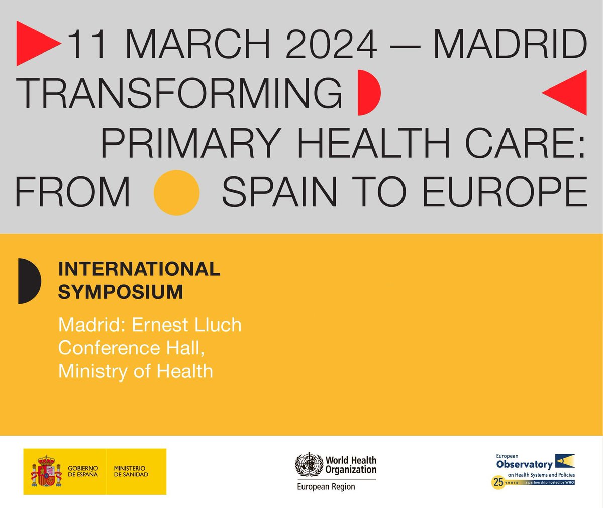 🗓️ 11 DE MARZO | Transformando la Atención Primaria: de España a Europa

Sanitarios y expertos abordarán estrategias para fortalecer la Atención Primaria en España y Europa.